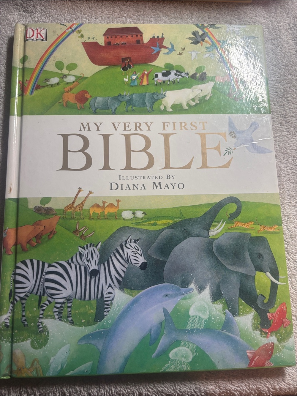 Source Unknown My Very First Bible - Green, White, Blue